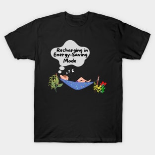 Energy-Saving Mode T-Shirt